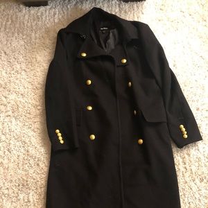 Express wool pea coat